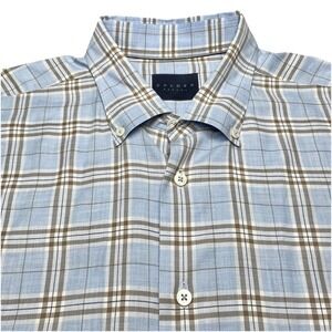 Calder Carmel Shirt XL Men L/S Button Down 1/150 Multicolor Plaid Coastal Preppy